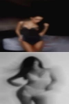 Nude woman pooping pissing